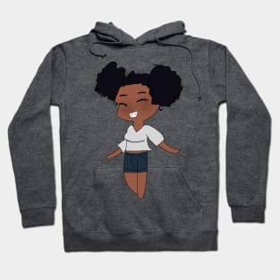 Black Girl with Natural Hair Hoodie